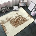 thumbnail image 3 of Shaggy Area Rug, Train Rugs for Living Room Bedroom Non Slip Door Mat Indoor Carpet Machine Washable Nursery Home Decor Floor Mats for Entryway 60x39in, 3 of 5