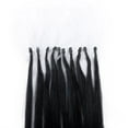 thumbnail image 4 of MY-LADY THICK Micro Loop Ring 100% Remy Human Hair Extensions Black Invisible Nano Beads Micro Link Hairpiece 50S 1G, 4 of 10