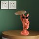 thumbnail image 4 of Almacenamiento de animales con gafas Figuras Decoración del hogar Llave Color naranja Zulema Bandejas decorativas, 4 of 7