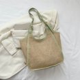 thumbnail image 4 of Bolsa De Hombro Bolso de viaje para mujer a la moda, bolso de compras tejido de gran capacidad, bolso de playa sencillo para mujer Ehuebsd Para Estrenar, 4 of 9
