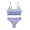 Blue, variant on Strappy Bra Women No Underwire Sling with Chest Pad Comfortable Suit Underwear Tall Size Soft Bra, Style 11952, Black 38B