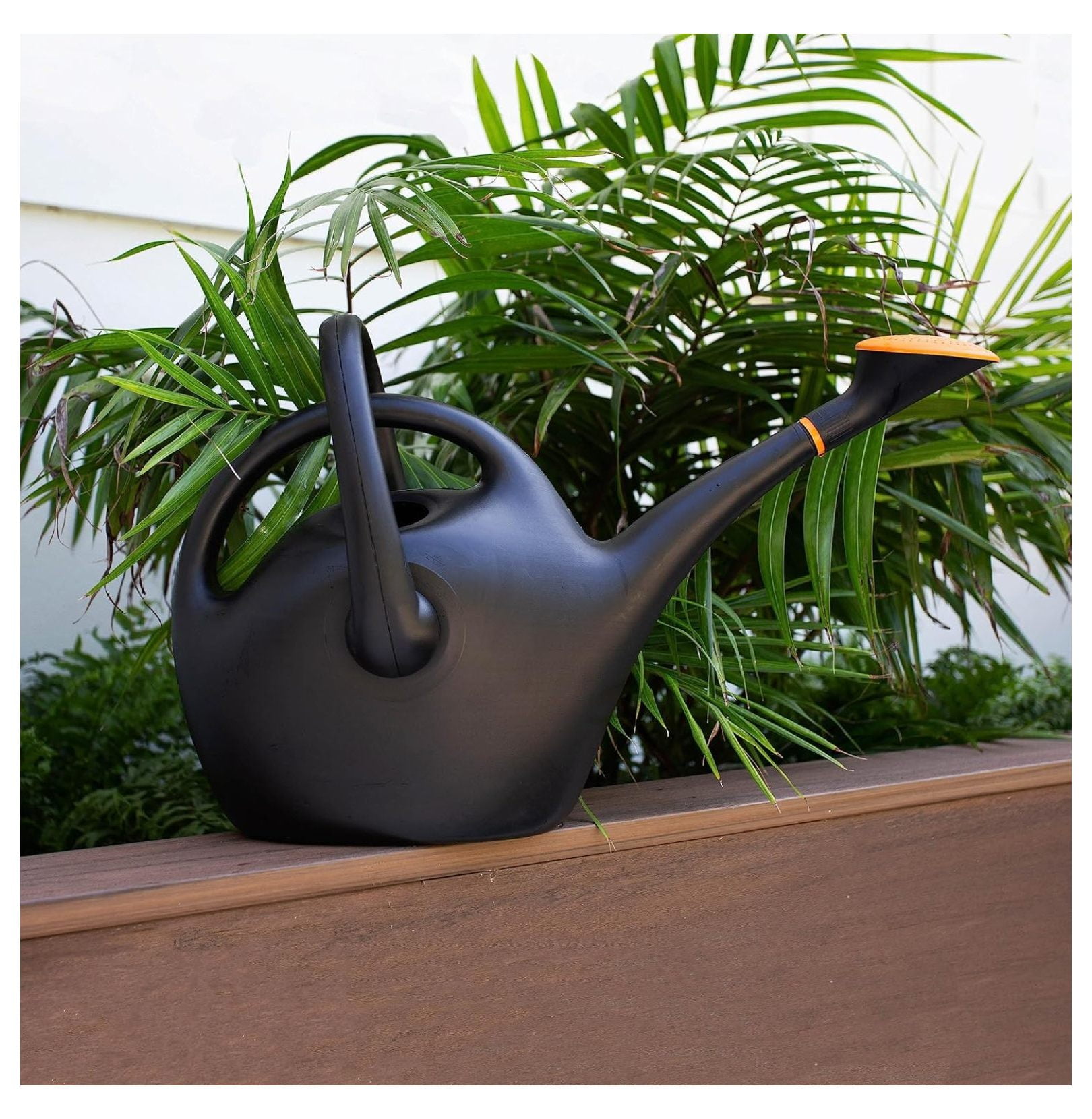 Easy Pour Watering Can, 2.6 Gallon, Black (20-47287CP)