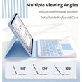 thumbnail image 5 of Detachable Bluetooth Keyboard Case with Round Keys, Multi-Touch Trackpad and 2.4G Wireless Mouse for Lenovo Idea Tab 11" 2025 / Tab M11 11" 2024,Blue, 5 of 7