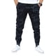 thumbnail image 1 of Jogger cargo de gabardina stretch John Silver Corte skinny y estampado de camuflaje negro, 1 of 4