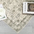 thumbnail image 2 of Garvee 9'x12' Area Rugs for Living Room Vintage Persian Rug Boho Floral Distressed Rug Farmhouse Non-Slip Low Pile Accent Rug, Beige Brown, 2 of 7