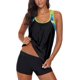 thumbnail image 1 of Xishao Mujer Traje de Baño de Dos Piezas Bañador de Elastia Deportivo A-Negro CH A-Negro CH Xishao ropa, 1 of 2