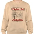 thumbnail image 2 of Bedford Falls Sweatshirt Unisex Small Sand, 2 of 5