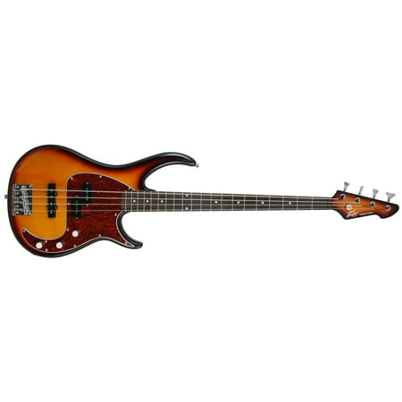 Peavey Milestone Bass Guitar With Stamped Steed Bridge Vintage Burst 3018100 New