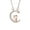Rose Gold, variant on Guodhu Womens Cubic Zirconia Necklace Moon Stars Bunny Rabbit Necklace Easter Gift for Women