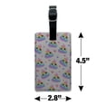 thumbnail image 5 of Cute Rainbow Poop Pattern Rectangle Leather Luggage Card Suitcase Carry-On ID Tag, 5 of 5