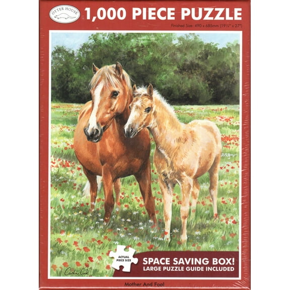 Otter House 1000 Piece Puzzle - Mother And Foal