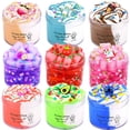 thumbnail image 1 of Slime Kit Dauwiaow, paquete de 9 unidades, con 3 cubos de gelatina, crujientes, 6 unidades, 1 of 7