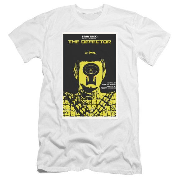 Star Trek Tng Season 3 Episode 10 Premium Canvas Adult Slim Fit 30/1 T-Shirt White