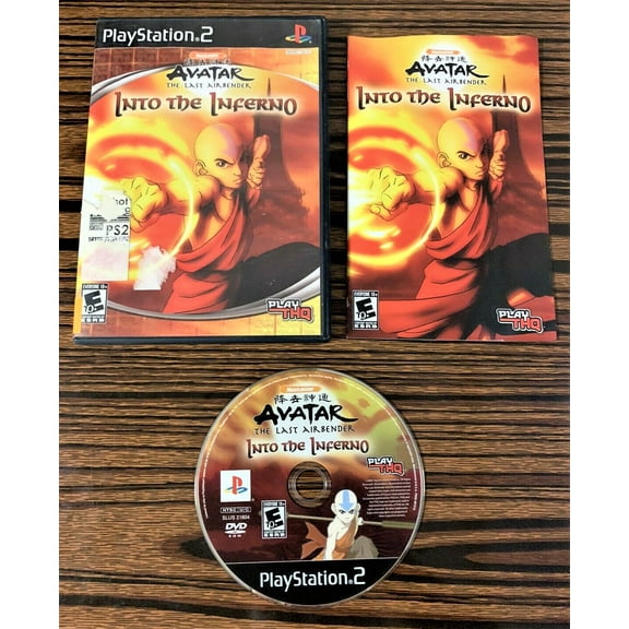 Pre-Owned Avatar: Into the Inferno (Last of the Airbender) - Complete in Box - Black Label - Tested - Playstation 2 PS2