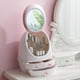 thumbnail image 4 of Organizador de maquillaje Sunnimix con espejo LED blanco 11' x 7.1' x 13.8', 4 of 8