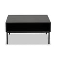 thumbnail image 6 of Baxton Studio Haben Modern and Contemporary Two-Tone Oak Brown and Black Finished Wood Coffee Table, 6 of 12