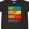 thumbnail image 4 of Inktastic Cyclist Biking Eat Sleep Bike Repeat Boys or Girls Baby Bodysuit, 4 of 5