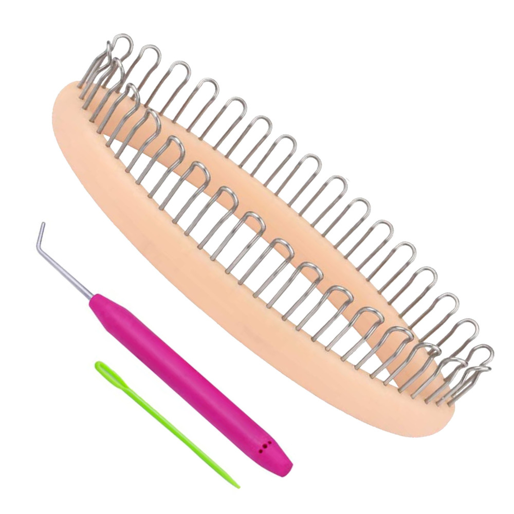 Round Knitting Looms Set with Hook Needle Knitting Kit Kids Sturdy