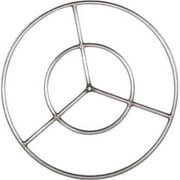 Fire Pit Burner Ring, Stainless Steel
