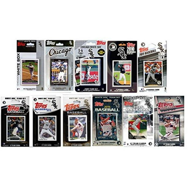C & I Collectables WSOX1117TS MLB Chicago White Sox 11 Différents Ensembles de Cartes à Collectionner sous Licence