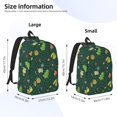 thumbnail image 2 of Bingfone Camp In The Forest Print Canvas College Laptop Backpack, Large Capacity Lightweight College Bookbag Casual Daypack-Medium, 2 of 5