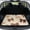 Bow Print, variant on KUIFORTI Bow Deer Trunk Liners for Cars Easy to Clean Trunk Protective Mat Polyester Vehicle Interior Protection Accessories for Daily Driving & Travel Use