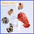 thumbnail image 6 of Vocoste Lobster Claw Clip Acetate Hair Clips Hair Barrette Funny Claw Clips for Women Red, 6 of 7
