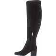 thumbnail image 3 of Womens Marc Fisher Elanie Wide Calf Over The Knee Boots, Black Suede, 3 of 5