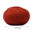 thumbnail image 2 of Iumwxz Artificial Fiber Knitting Yarn for Scarves, Hats, and Sweaters, Medium Thick 2.0mm Diameter Soft Warm Yarn, Recommended 4.0mm Knitting Needle, Compact 9x9x6cm Skein for Crafting, 2 of 5