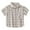 Coffee, variant on Generic Toddler Boys Short Sleeve Summer Plaid Shirt Tops Coat Outwear For Boys Clothes Fashion