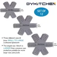 thumbnail image 3 of Pan Protectors with Stars, Larger & Thicker Pan Separators Protectors, Set of..., 3 of 4