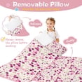 thumbnail image 3 of Pioneer Flower Floral Print Pattern Toddler Nap Mats for Kids Preschool,Sleeping Mat Bag or Kids,Toddler Sleeping Bag,Toddler Nap Mat or Daycare, 3 of 6