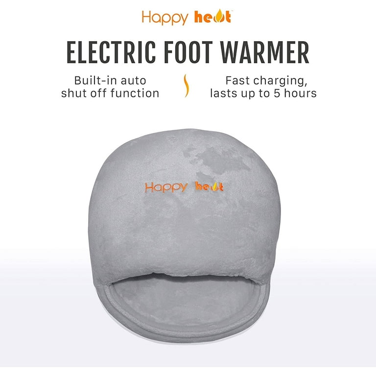 Fleece Electric Heated Foot Warmer Under Desk for Men and Women