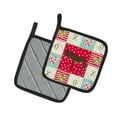 thumbnail image 2 of Zamorano-Leones Donkey Love Pair of Pot Holders, 2 of 4