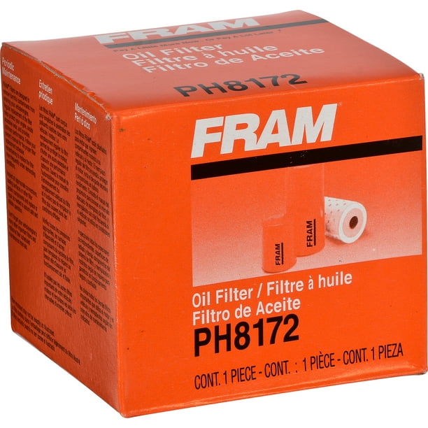 FRAM Extra Guard H.D. Filter PH8172, 10K mile Change Interval Oil