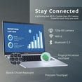 thumbnail image 4 of ASUS Vivobook 14 14" FHD Lightweight Laptop, Intel Core i5 1240P, 16GB RAM, 1TB SSD, Backlit Keyboard, Iris Xe Graphics, HD Camera, Fingerprint Sensor, Win 11 Pro, WiFi 6, Sliver, 32GB USB Card, 4 of 9