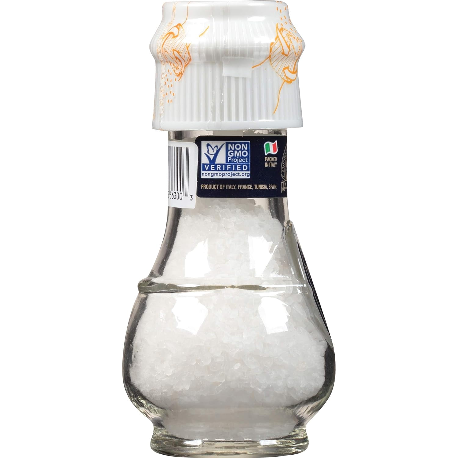 Pack of 6, Drogheria & Alimentari Mediterranean Sea Salt Mill, 3.17 oz