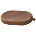 thumbnail image 3 of Bunblic Cat Scratcher Bed with Interactive Toy Ball 2 in 1 Scratch Pad Bowl Oval Sofa Furniture Protection Kitten Scratcher Board Pad 66cmx40cmx8cm, 3 of 8