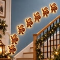 thumbnail image 5 of Velmasee 7 Pcs Wooden Santa Claus LED Wall Decor - Hollow Out Backlit Rustic Farmhouse Light Up Wall Stickers, Battery Operated Glowing Xmas Wall Art for Indoor Holiday Home Decor, 5 of 6