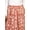 Multicolor7, variant on Women Cotton Floral Foliage Style Maxi Skirt with Elastic Waist, Soft Versatile Floral Hand Block Print, Rust Orange XS