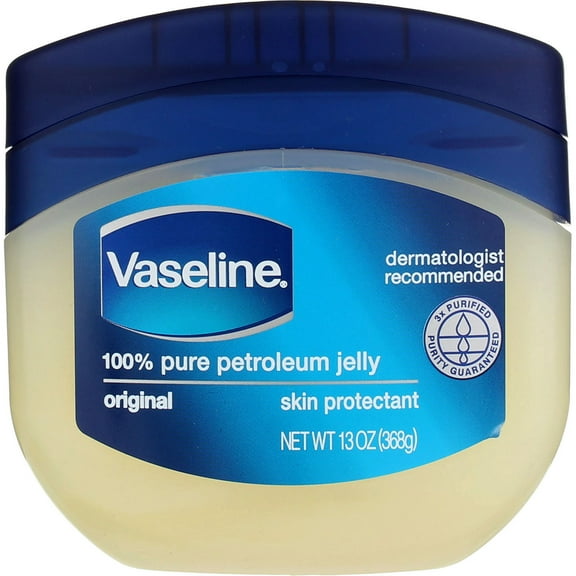 Vaseline Petroleum Jelly Skin Protectant Jar, Original, 13 oz (10 Pack) (Bundle)