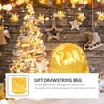 thumbnail image 6 of FOMIYES Packaging Drawstring Bag Cloth Yellow Candy Bag for Holiday Treats 1Pcs, 6 of 8