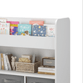 thumbnail image 7 of Jopath Kids Bookshelf with 3 Fabric Bins,Modern Bookcase Storage Organizer for Playroom,Bedroom,White&Gray, 7 of 7