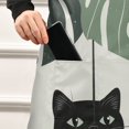 thumbnail image 5 of Yayeee Chief Kitchen Apron with Pockets for Cooking Water Resistant Unisex Adjustable Neck Strap, Black Cat Umbrella, 5 of 7