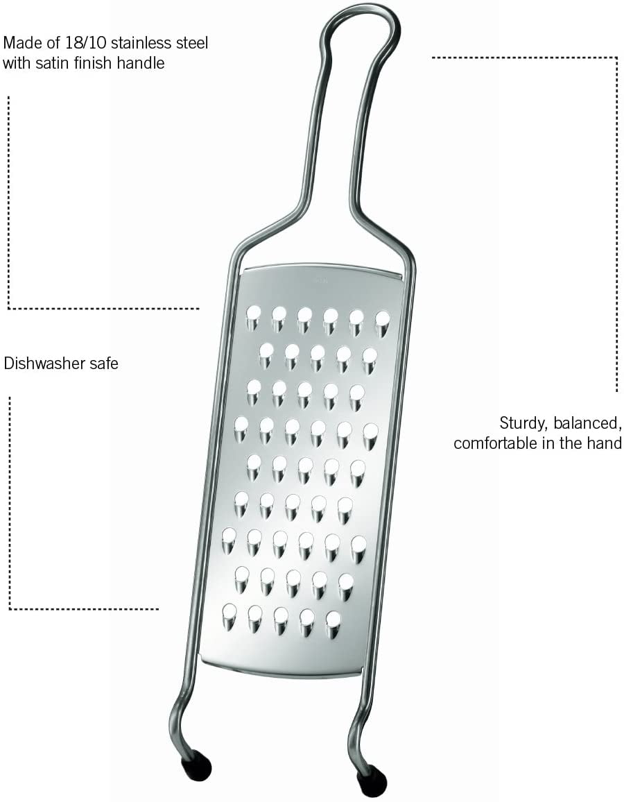 Rösle Stainless Steel Coarse Grater, Wire Handle, 15.9-inch