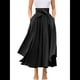 thumbnail image 1 of Vestido Bohemio, Elegante, Informal, de Cintura Alta y Estilo Irregular con Bolsillos para Mujer Negro M, 1 of 9