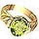 thumbnail image 5 of 9.00 Ratti / 8.00 Carat Certified Natural Green Peridot Gemstone Adjustable Ring/Anguthi For Men And Women-B0BX49, 5 of 6