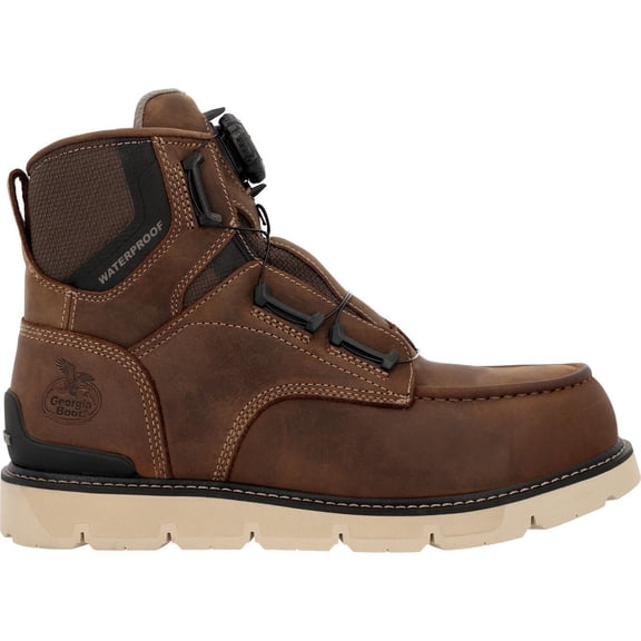 Georgia Boot Carbon Flex 6" BOA® Waterproof Carbon Toe Moc-Toe Work Boot