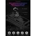 thumbnail image 5 of Feishell Hybrid Armor Phone Case for Samsung Galaxy S25 Ultra,Military Grade Shockproof 360 Rotatable Metal Ring Holder Kickstand Support Magnetic Car Mount Dual Layer Protective Phone Cover,Black, 5 of 7
