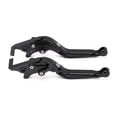 thumbnail image 1 of 2 piezas Palancas de freno izquierda derecha de motocicleta Accesorios de modificación de motocicleta Pit Dirt Motocross Piezas de repuesto para YAMAHA NMAX 155 2015-2021 Negro Jadeshay  A, 1 of 9